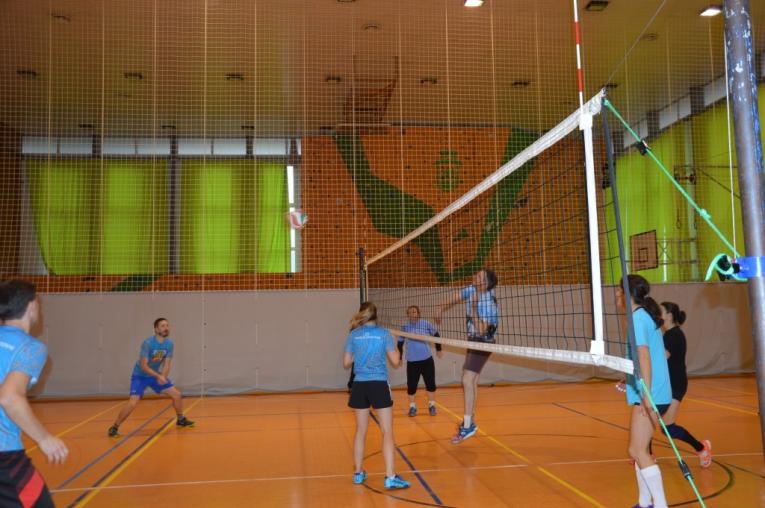 Sportovní hala s lezeckou stěnou a malá tělocvična